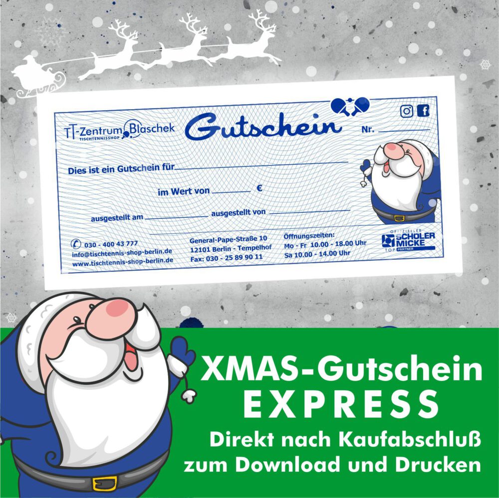Geschenkgutschein Xmas zum Drucken